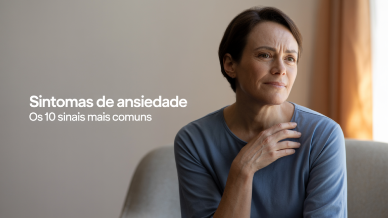 Sintomas de ansiedade: os 10 sinais que seu corpo emite (guia completo)
