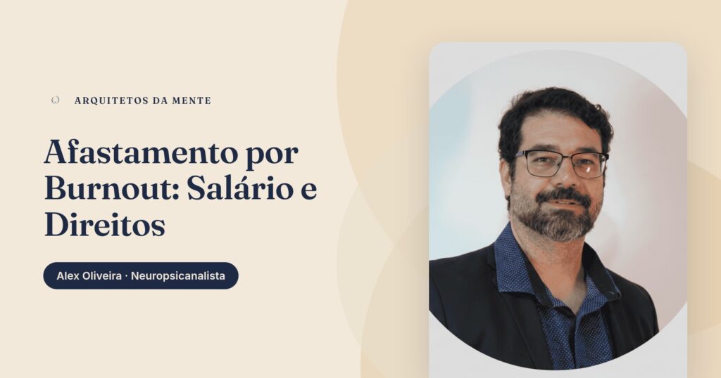 Pessoa no escritório com sinais de burnout pensando sobre afastamento por burnout salário