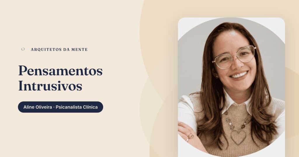 Mulher reflexiva olhando pela janela representando pensamentos intrusivos e a busca por compreensão