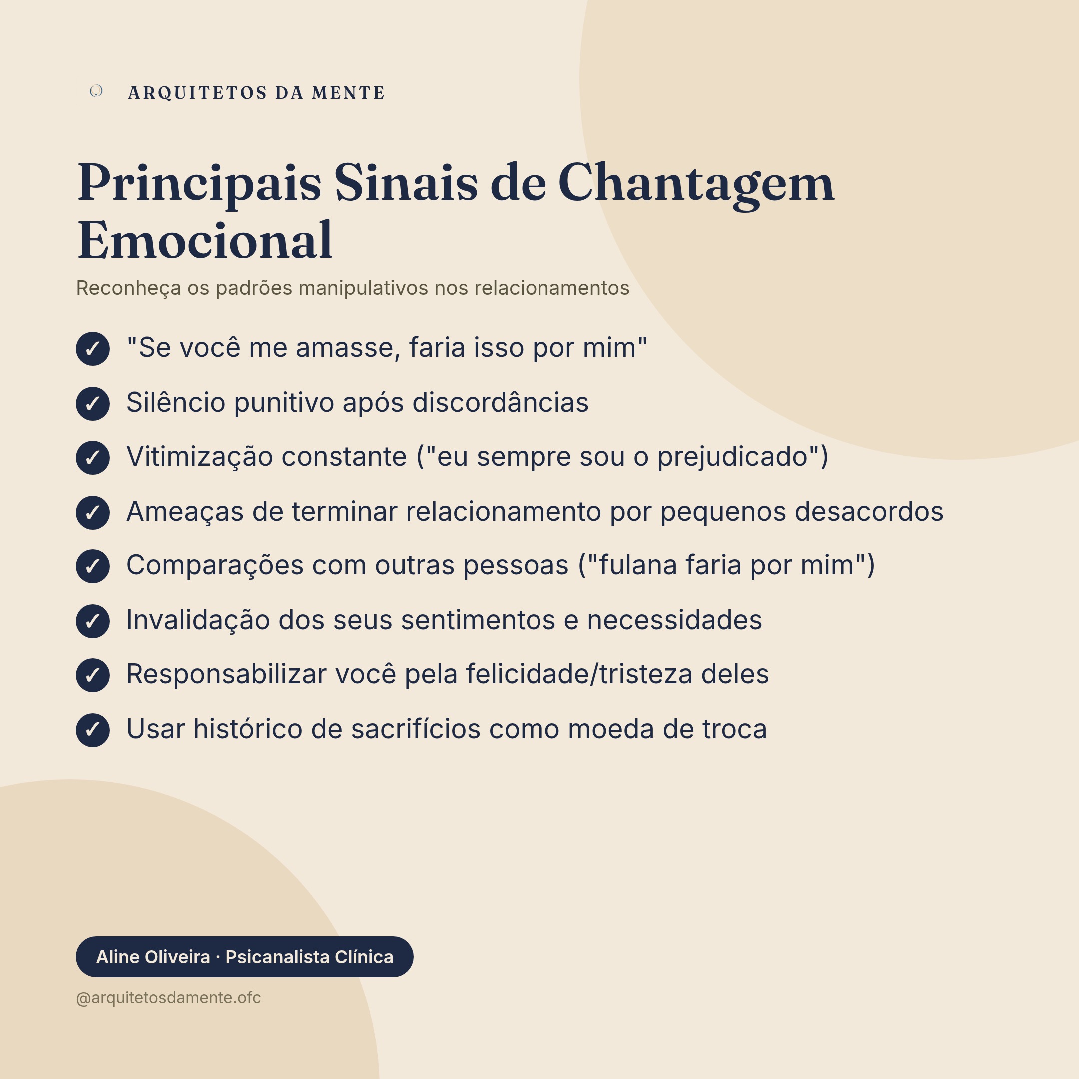 Sinais de chantagem emocional em relacionamentos