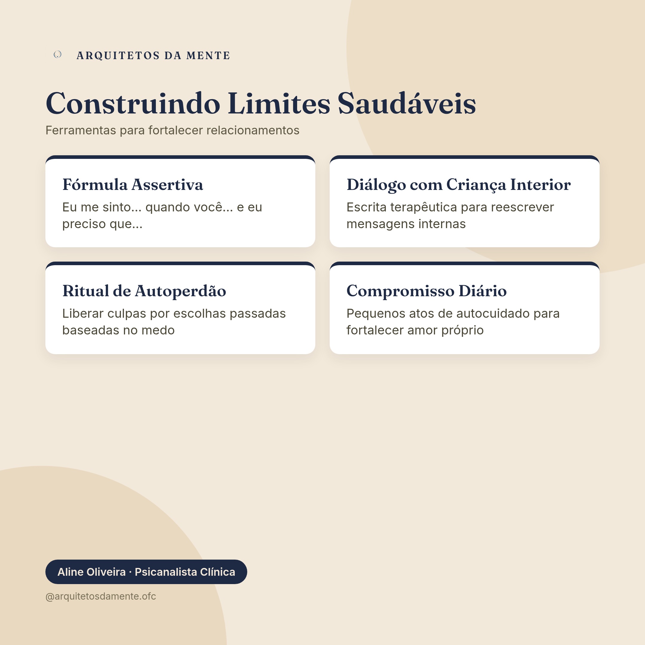 Processo de construção de limites saudáveis através da escrita terapêutica